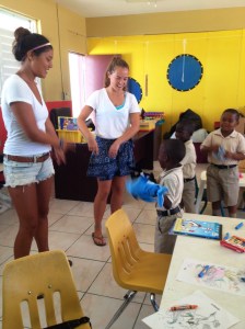 For community outreach I went to a Kindergarten class with Katie to teach them about Hawaii.  They enjoyed the hula lesson