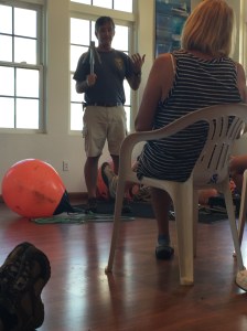 Ed talking about tools he uses to disentangle whales